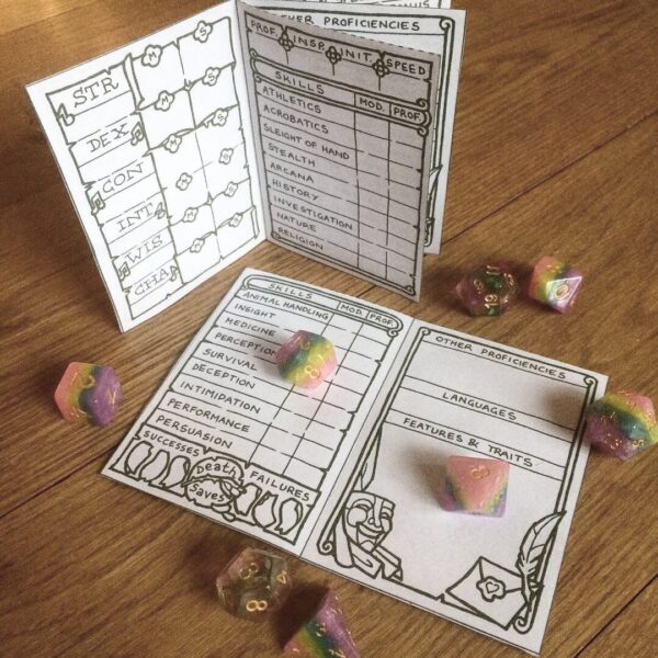 5E Bard Character Sheet Booklet - Image 2