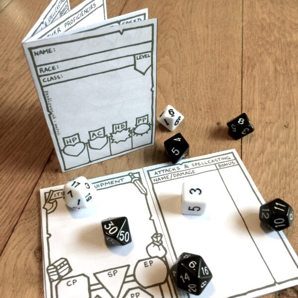 5E Character Sheet Booklet