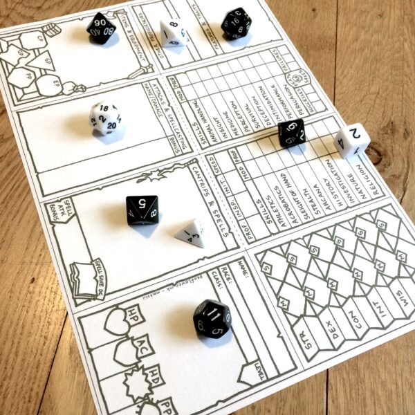5E Character Sheet Booklet - Image 4