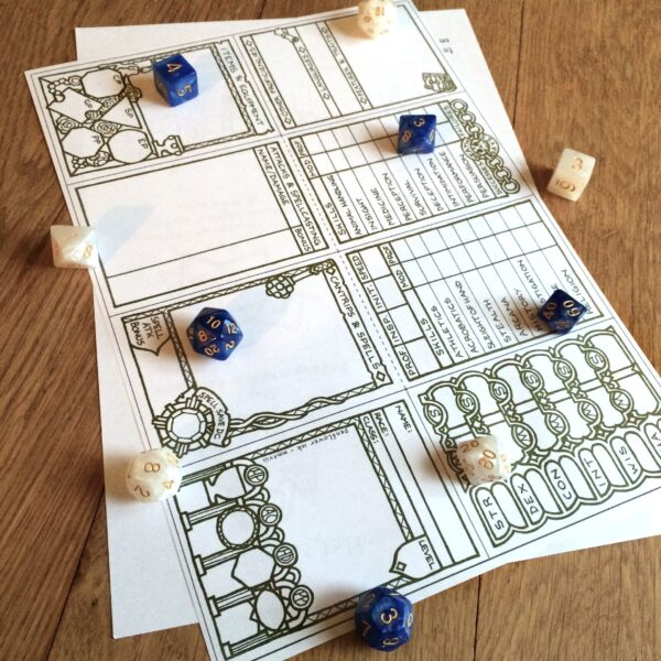 5E Cleric Character Sheet Booklet - Image 4