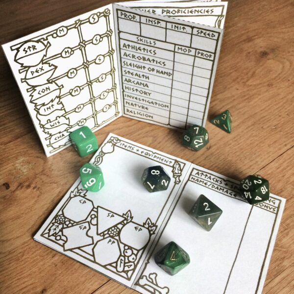 5E Druid Character Sheet Booklet - Image 2