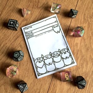 5E elf Character Sheet Booklet 1
