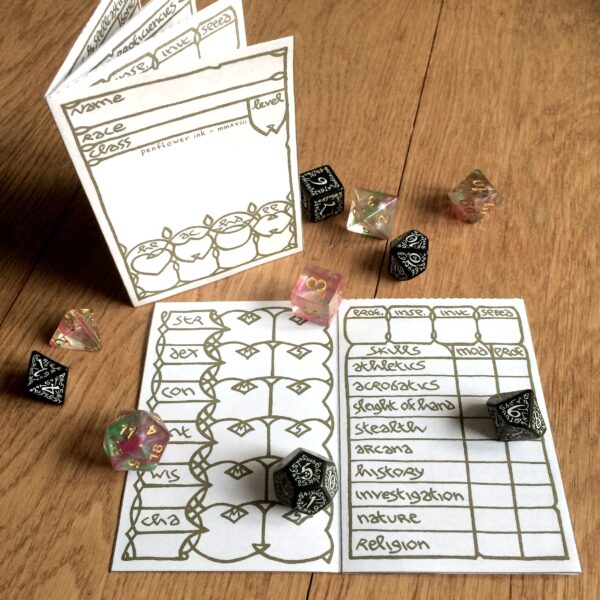 5E Elf Character Sheet Booklet - Image 2