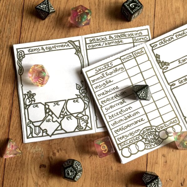 5E Elf Character Sheet Booklet - Image 3