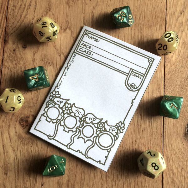 5E Gnome Character Sheet Booklet