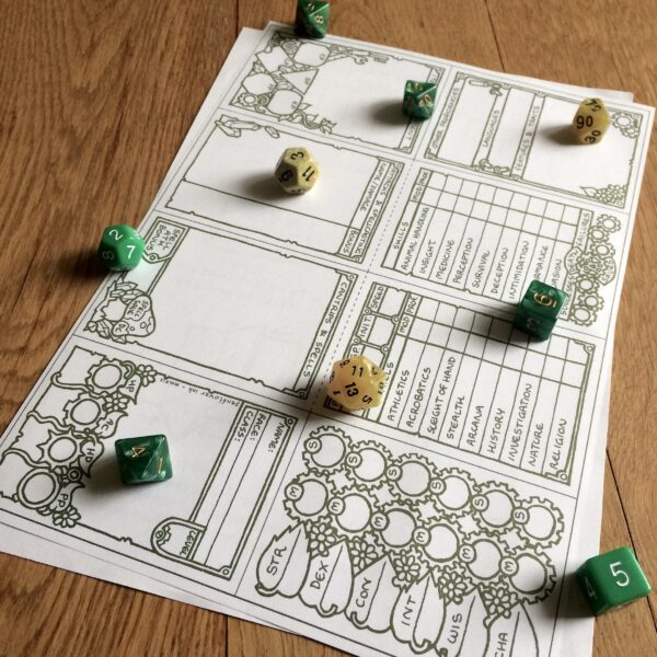 5E Gnome Character Sheet Booklet - Image 3