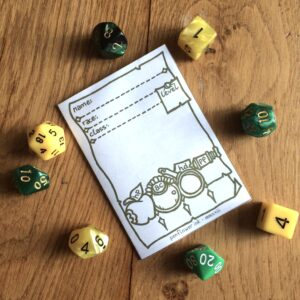 5E halfling charachter sheet booklet
