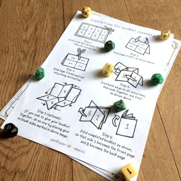5E halfling charachter sheet booklet