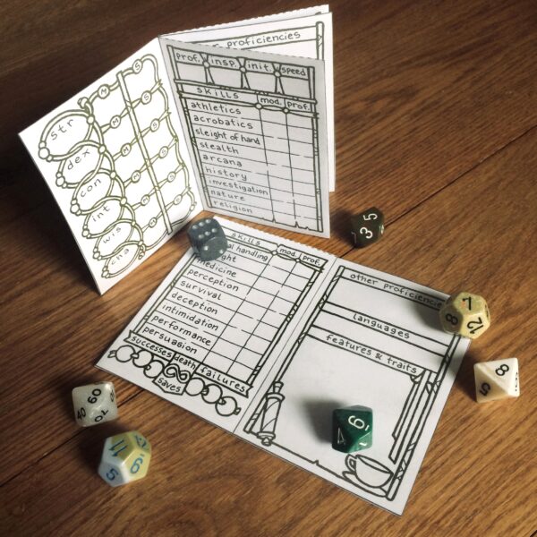 5E Monk Character Sheet Booklet - Image 2