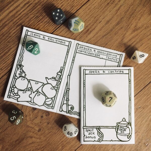 5E Monk Character Sheet Booklet - Image 3