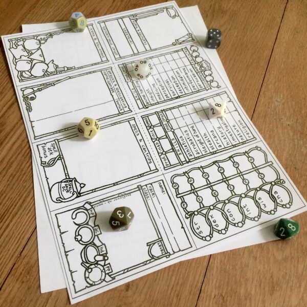 5E Monk Character Sheet Booklet - Image 4