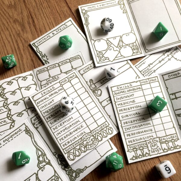 5E Race Variant Character Sheet Booklets (Core Races) - Image 4