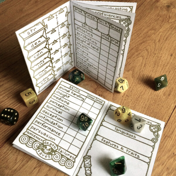 5E Ranger Character Sheet Booklet - Image 2
