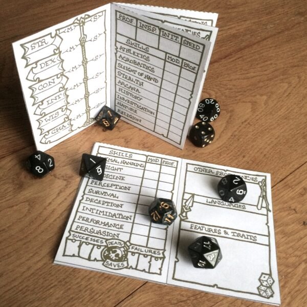 5E Rogue Character Sheet Booklet - Image 2
