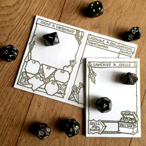 5E Rogue Character Sheet Booklet - Image 3