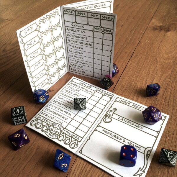 5E Tiefling Character Sheet Booklet - Image 5