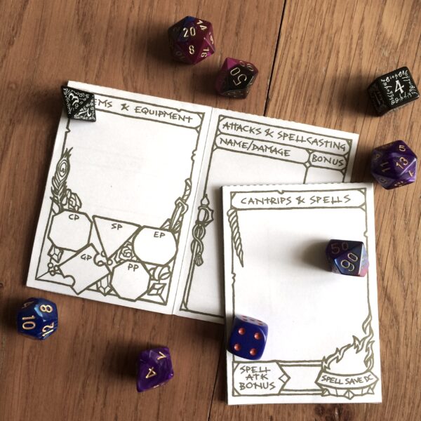 5E Tiefling Character Sheet Booklet - Image 4