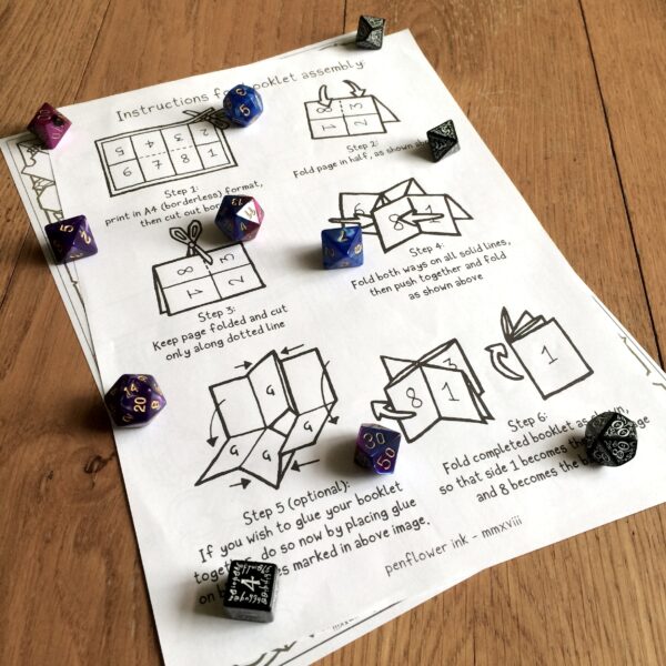 5E Tiefling Character Sheet Booklet - Image 2
