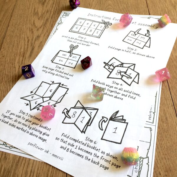 5E Wizard Character Sheet Booklet - Image 5