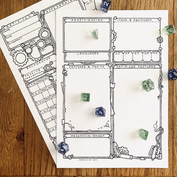 5E Artificer Character Sheet - Image 4