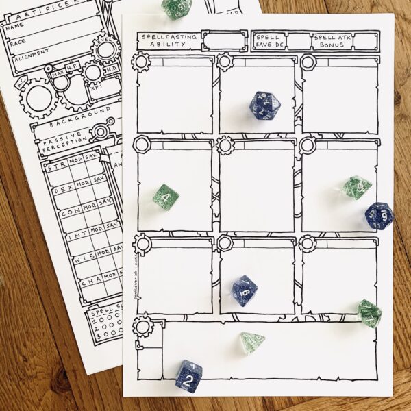 5E Artificer Character Sheet - Image 2