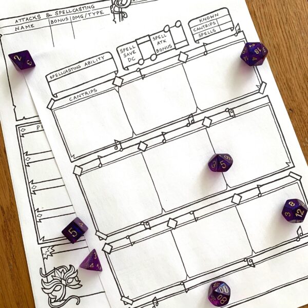 5E Bard Character Sheet - Image 5