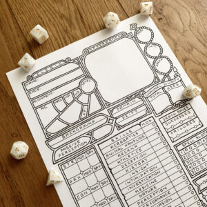 5E Cleric Character Sheet