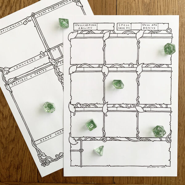 5E Druid Character Sheet - Image 2