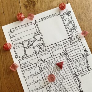 5E Fighter Character Sheet