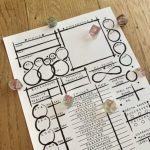 5E Monk Character Sheet