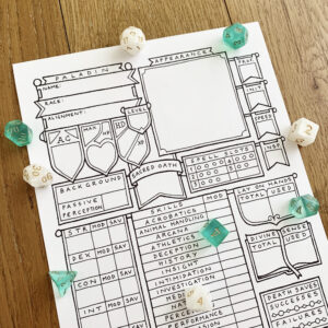 5E Paladin Character Sheet