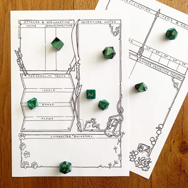 5E Ranger Character Sheet - Image 4