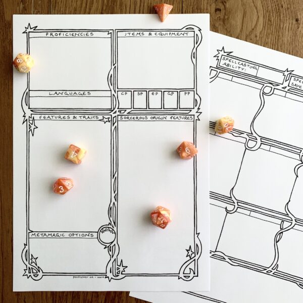5E Sorcerer Character Sheet - Image 3