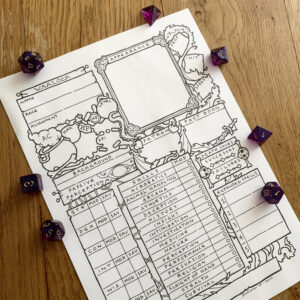 5E Warlock Character Sheet