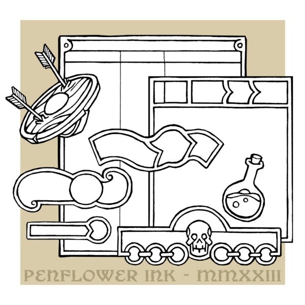 Modular Character Sheet Kit (Digital Assets) - Image 4
