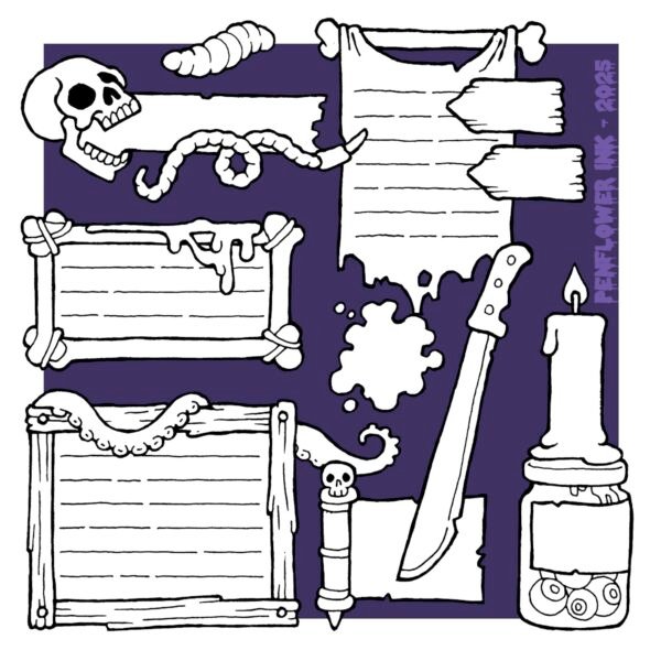 Modular Character Sheet Horror Expansion (Digital Assets)