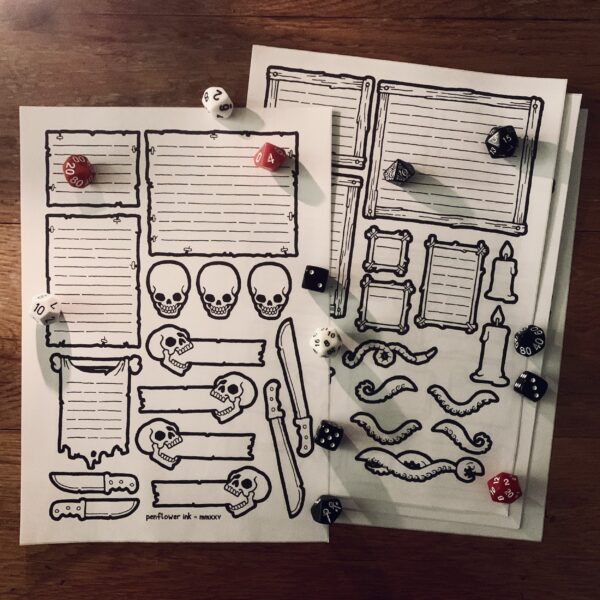 Modular Character Sheet Horror Expansion (Printable) - Image 4
