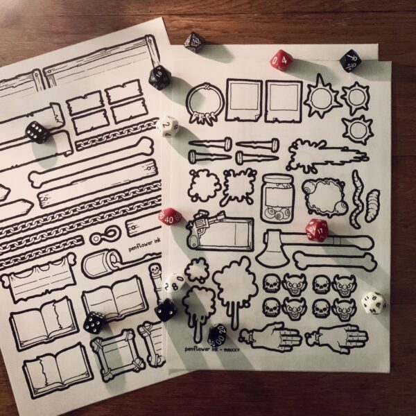 Modular Character Sheet Horror Expansion (Printable) - Image 2