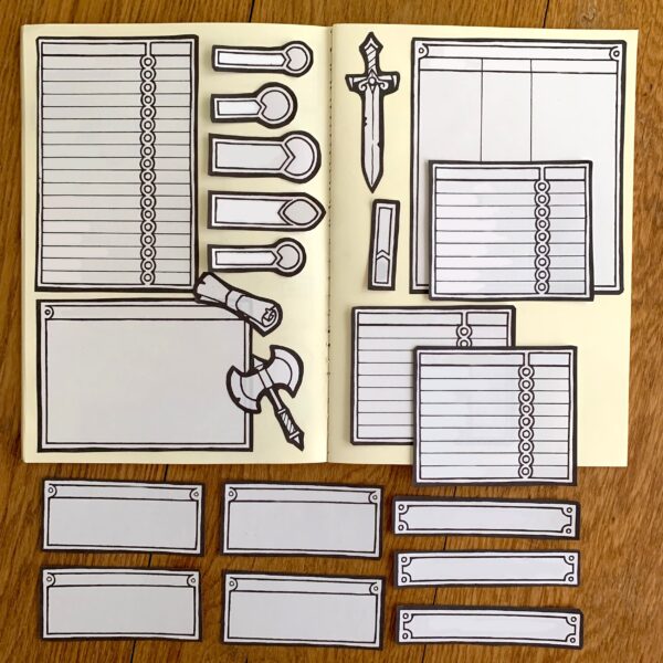 Modular Character Sheet (Printable) - Image 2