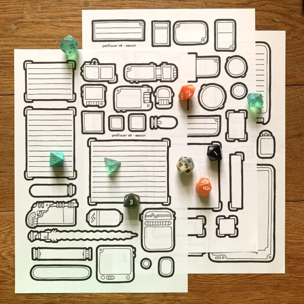 Modular Character Sheet Sci-Fi Expansion (Printable) - Image 4