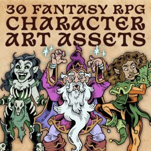 30 Fantasy Character Asset