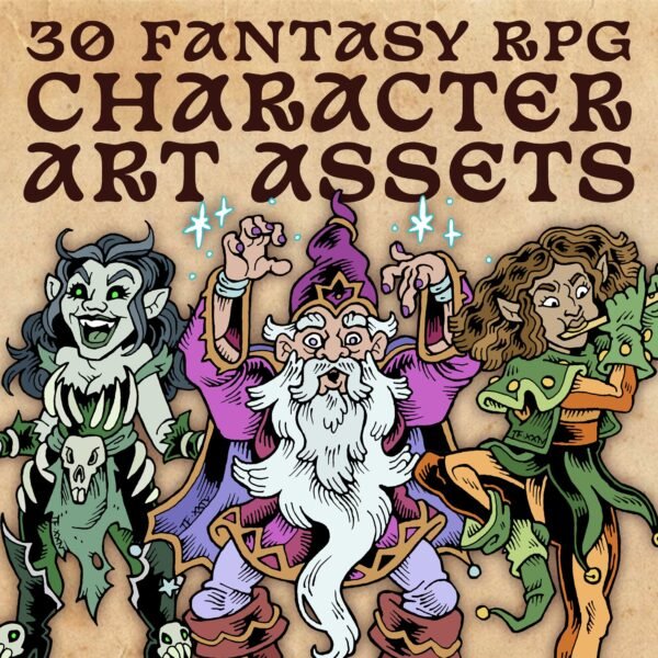 30 Fantasy Character Asset