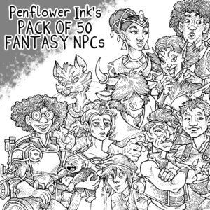 50 Fantasy NPC Asset