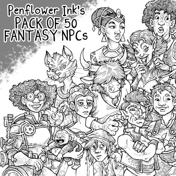 50 Fantasy NPC Asset