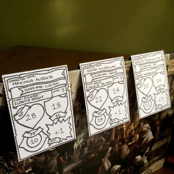 5E Initiative Trackers / Combat Reference Cards - Image 5