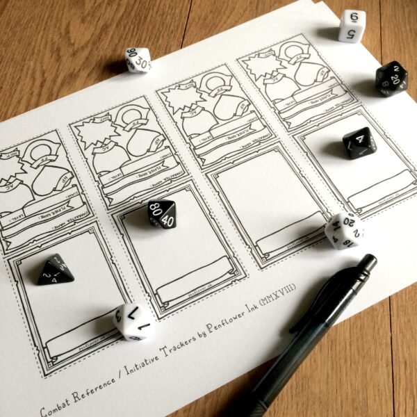 5E Initiative Trackers / Combat Reference Cards - Image 4