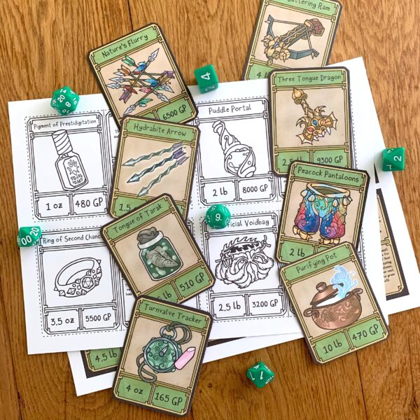 5E Magic Item Cards Pack - Image 5
