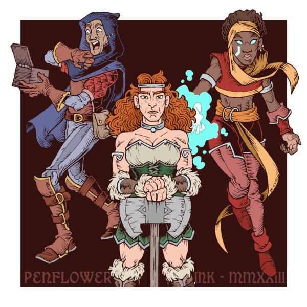 12 Fantasy RPG Character Asset