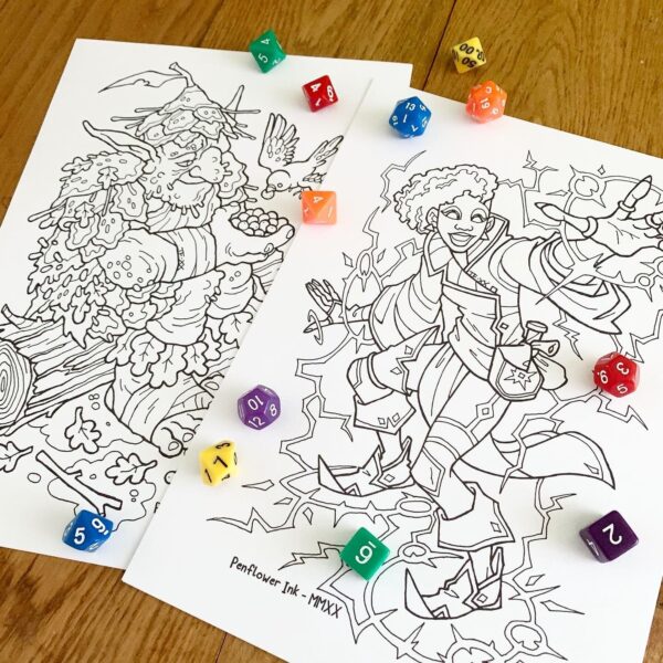 Fantasy Colouring Book - Image 6