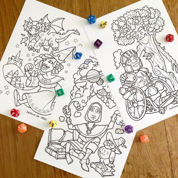 Fantasy Colouring Book - Image 4
